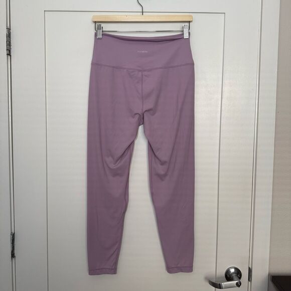 Manduka Leggings Womens Sz L Lilac Purple Pull On Gym Athletic Yoga Stretch - Picture 4 of 10
